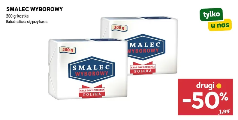 Smalec wyborowy promocja w Stokrotka