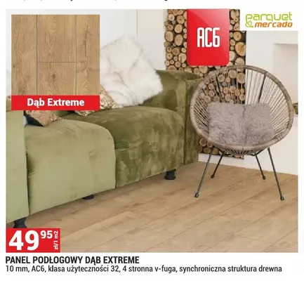 Panel podłogowy Parquet Mercado Dąb Extreme promocja w Merkury Market