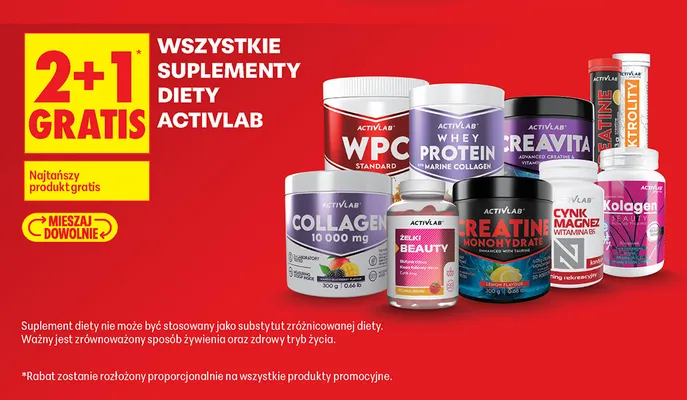Kreatyna w tubce Creatine Activlab promocja w Biedronka
