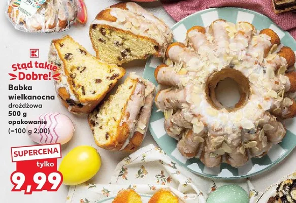 Babka wielkanocna drożdżowa promocja w Kaufland