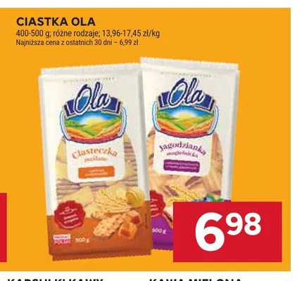Ciastka jagodzianka Ola promocja w Stokrotka
