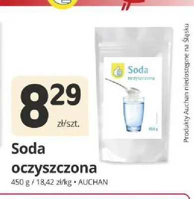 Soda oczyszczona Auchan promocja w Marketvita