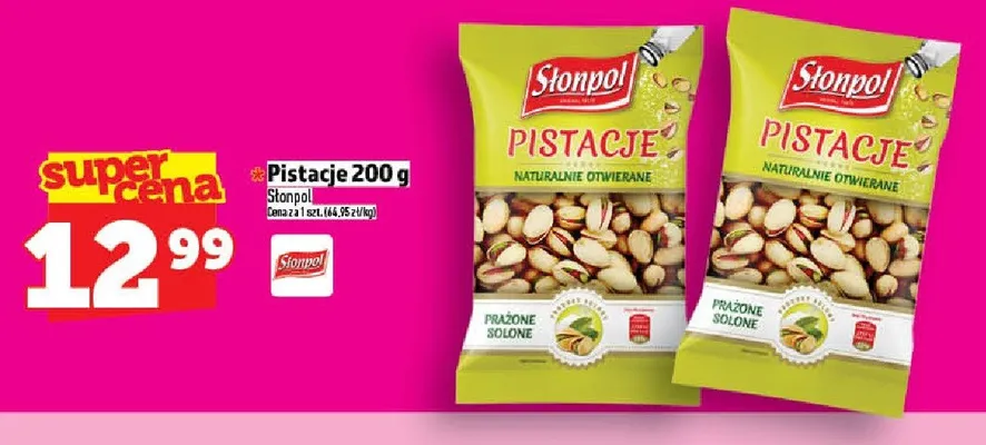Pistacje prażone solone Słonpol promocja w TOPAZ