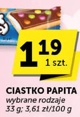 Ciastko PAPITA wybrane rodzaje promocja w ABC