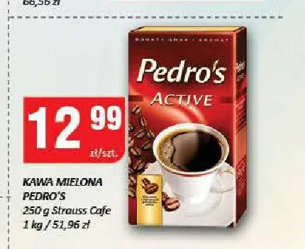 Kawa mielona Pedro's Active promocja w Chorten
