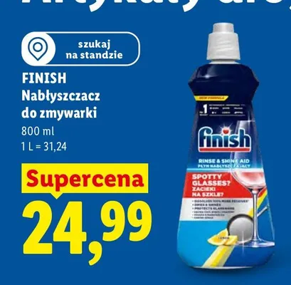 Nabłyszczacz do zmywarki Finish promocja w Lidl