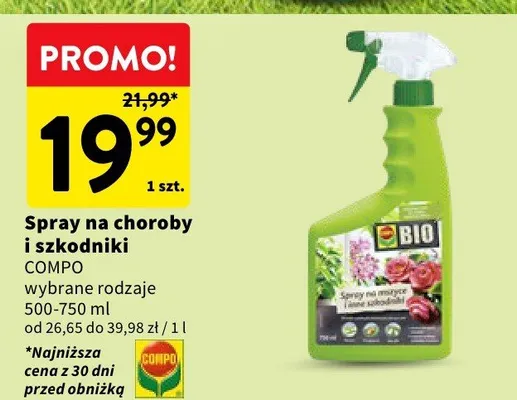 Spray na choroby i szkodniki wybrane rodzaje promocja w Intermarche