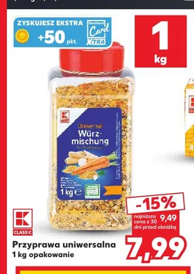 Przyprawa uniwersalna K-Classic promocja w Kaufland