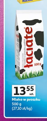 Mleko w proszku Łaciate promocja w Auchan