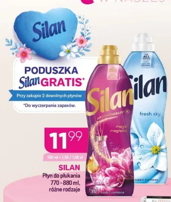 Płyn do płukania Silan Aromatherapy magic magnolia promocja w Drogerie Koliber