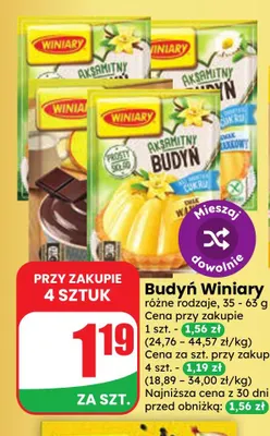 Budyń Winiary promocja w Dino