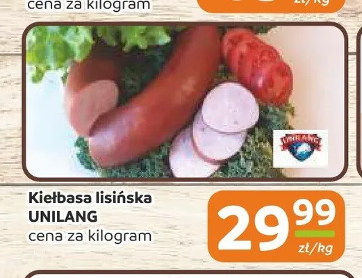 Kiełbasa lisińska Unilang promocja w Społem Częstochowa