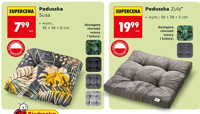 Poduszka Susa promocja w Biedronka
