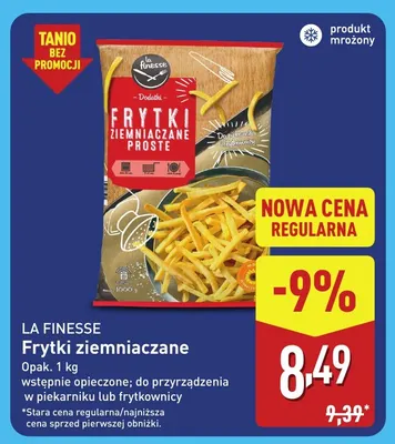 Frytki ziemniaczane La Finesse promocja w Aldi