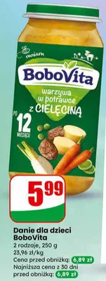 Danie dla dzieci 2 rodzaje promocja w Dino