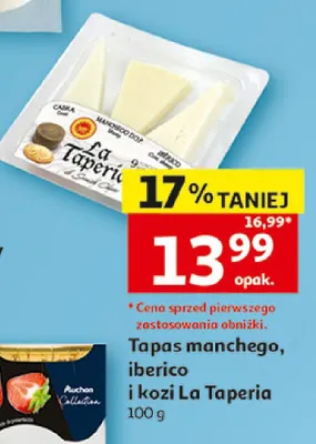 Tapas manchego iberico i kozi La Taperia promocja w Auchan