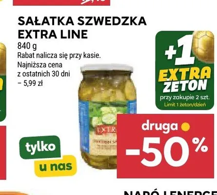 Sałatka szwedzka Extra Line promocja w Stokrotka
