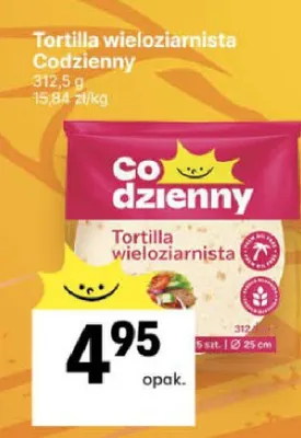 Tortilla wieloziarnista Codzienny promocja w Delikatesy Centrum