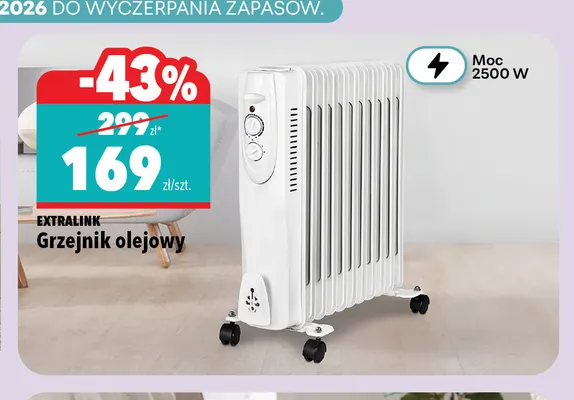 Grzejnik olejowy Extralink promocja w Biedronka Home