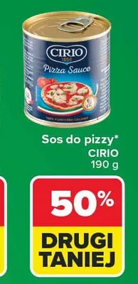 Sos do pizzy Cirio promocja w Carrefour