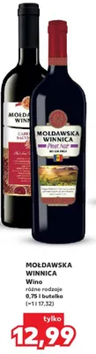 Wino Moldawska Winnica Cabernet Sauvignon Pinot Noir promocja w Kaufland