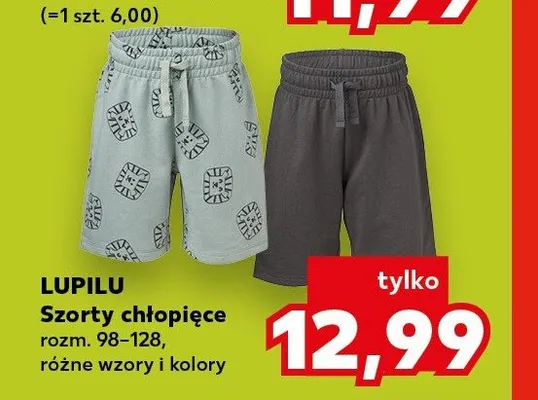 Szorty chłopięce Lupilu promocja w Kaufland