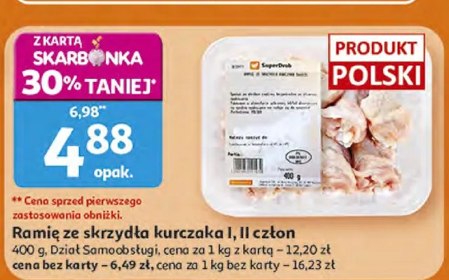 Ramię ze skrzydła kurczaka I, II czton promocja w Auchan
