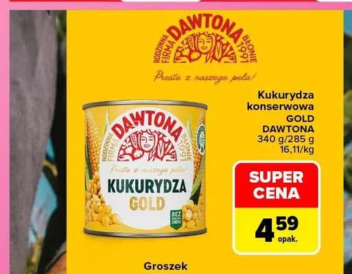 Kukurydza konserwowa Gold Dawtona promocja w Carrefour