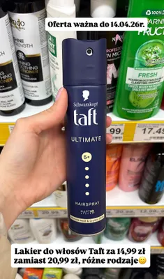 Lakier do włosów Ultimate promocja w Dino