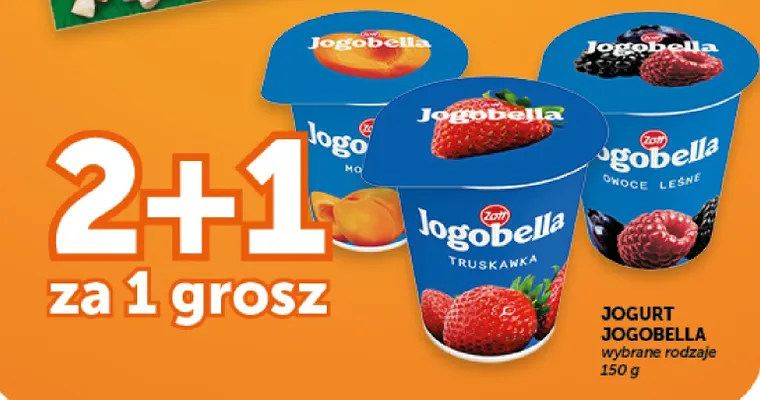 Jogurt Jogobella brzoskwinia promocja w Euro Sklep