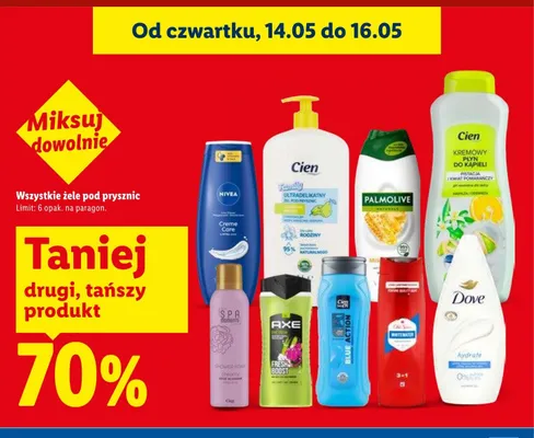 Żele pod prysznic promocja w Lidl