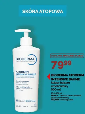 Kojący balsam emolientowy BIODERMA ATODERM INTENSIVE BAUME promocja w Ziko Dermo