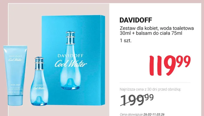 Zestaw dla kobiet - woda toaletowa + balsam do ciała  promocja w Rossmann