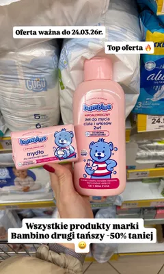 Wszystkie produkty Bambino DRUGI -50% promocja w Dino