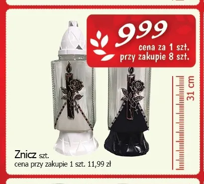 Znicz 31 cm promocja w CEZAR Delikatesy