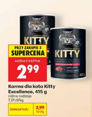 Karma dla kota Kitty Excellence promocja w Biedronka