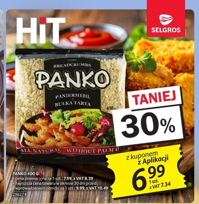 Panko bułka tarta DeliaMar promocja w Selgros