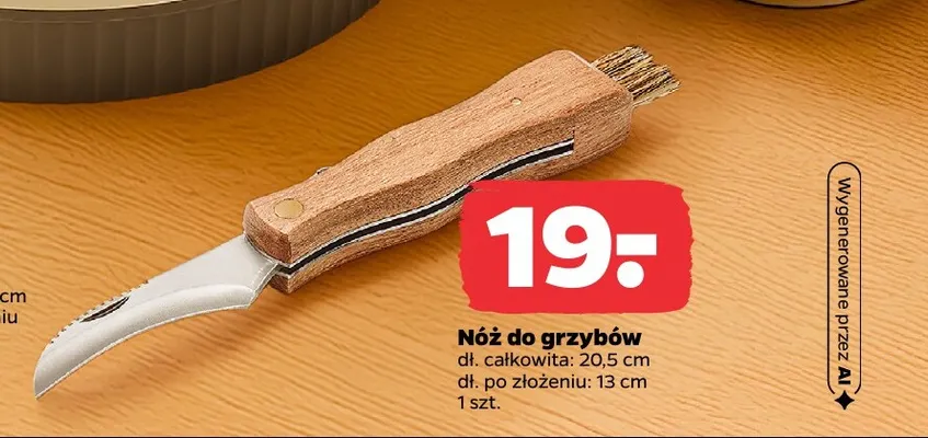 Nóż do grzybów promocja w Netto