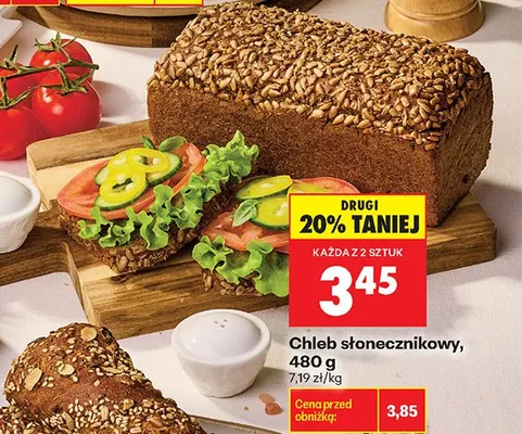 Chleb słonecznikowy promocja w Biedronka