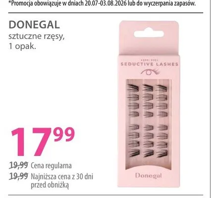 Sztuczne rzęsy Donegal promocja w Hebe