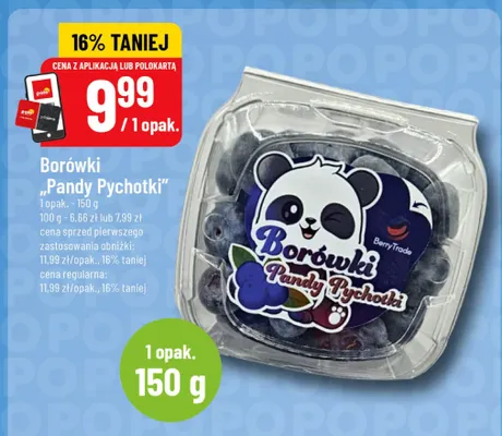 Borówki Pandy Pychotki promocja w POLOmarket