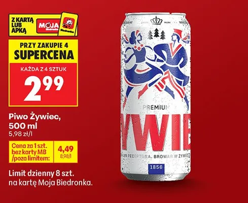 Piwo Żywiec promocja w Biedronka
