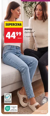 Jeansy damskie promocja w Biedronka