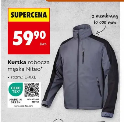 Kurtka robocza męska Niteo promocja w Biedronka