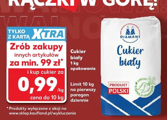 Cukier biały Diamant promocja w Kaufland