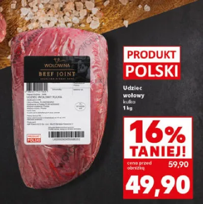 Wołowina udziec kulka promocja w Kaufland