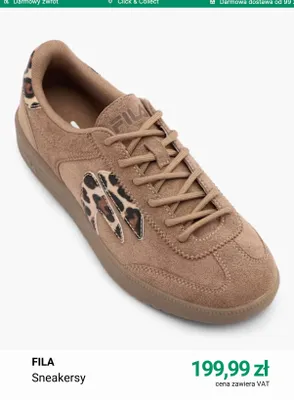 Sneakersy Fila promocja w Deichmann