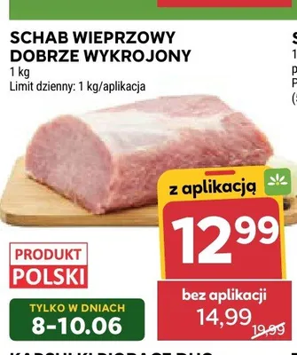 Schab wieprzowy dobrze wykrojony promocja w Stokrotka