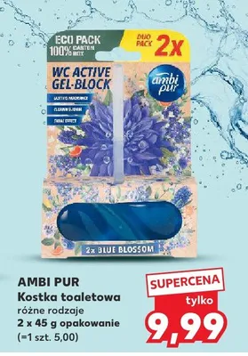 Kostka toaletowa różne rodzaje 2 x 45g opakowanie promocja w Kaufland