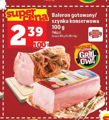 Baleron gotowany Pekpol promocja w TOPAZ